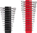 TEKTON Stubby Combination Wrench Set with Modular Organizers, 25-Piece (1/4-3/4 in., 6-19 mm) | WCB95403