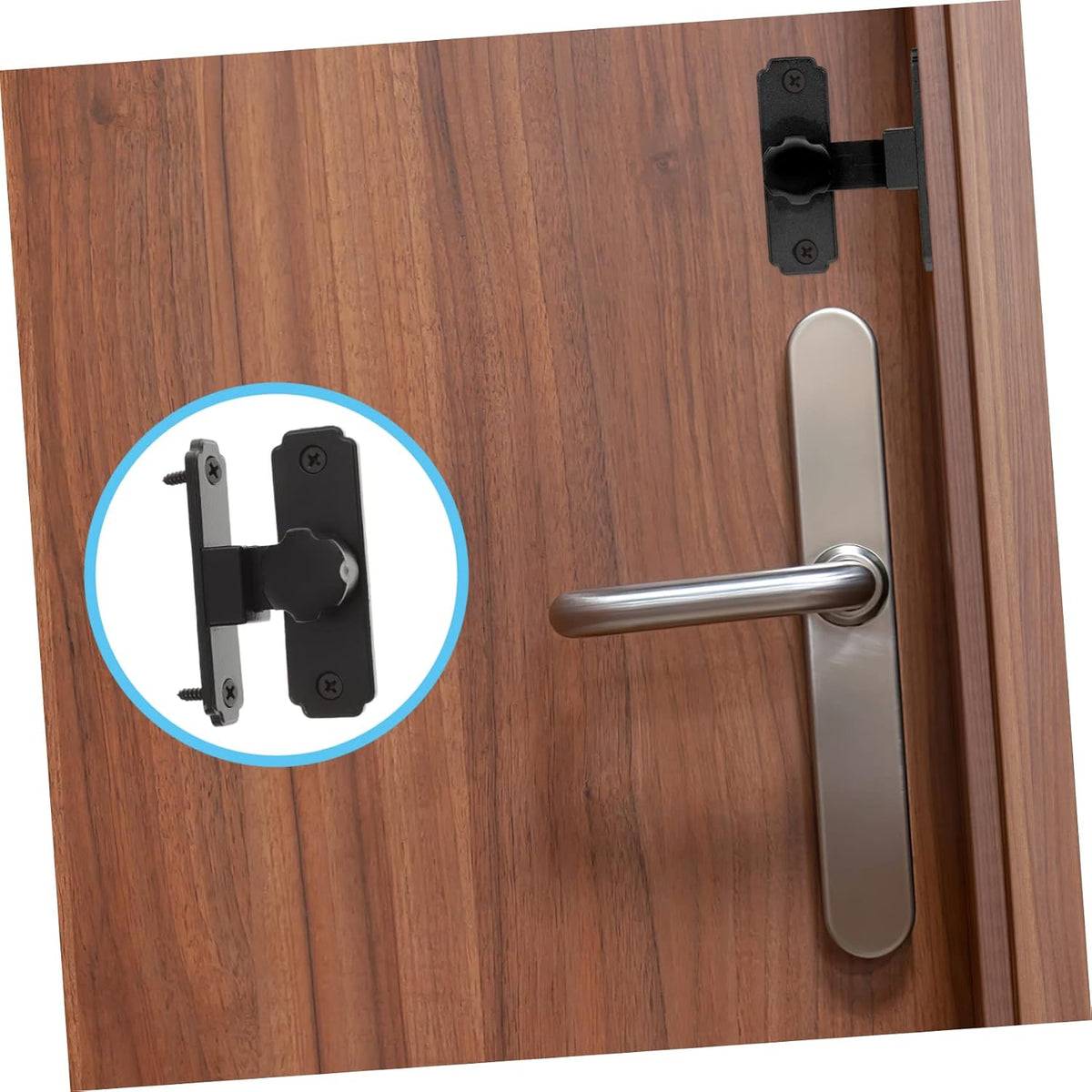 4pcs Sliding Door Lock Screen Door Lock barn Door Lock Door Chain Lock Heavy Duty hasp Door Hook Lock 90 Degree latches Door latches Self-Locking Buckle Locking Lever deadbolt Lock
