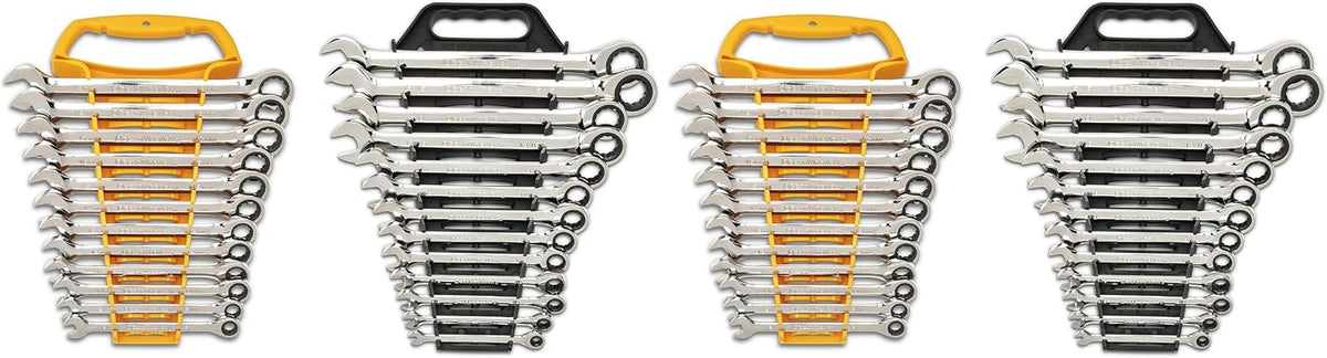 GEARWRENCH 25 Pc. Combination Ratcheting Wrench Set, SAE/MM - 86700 (Pack of 2)