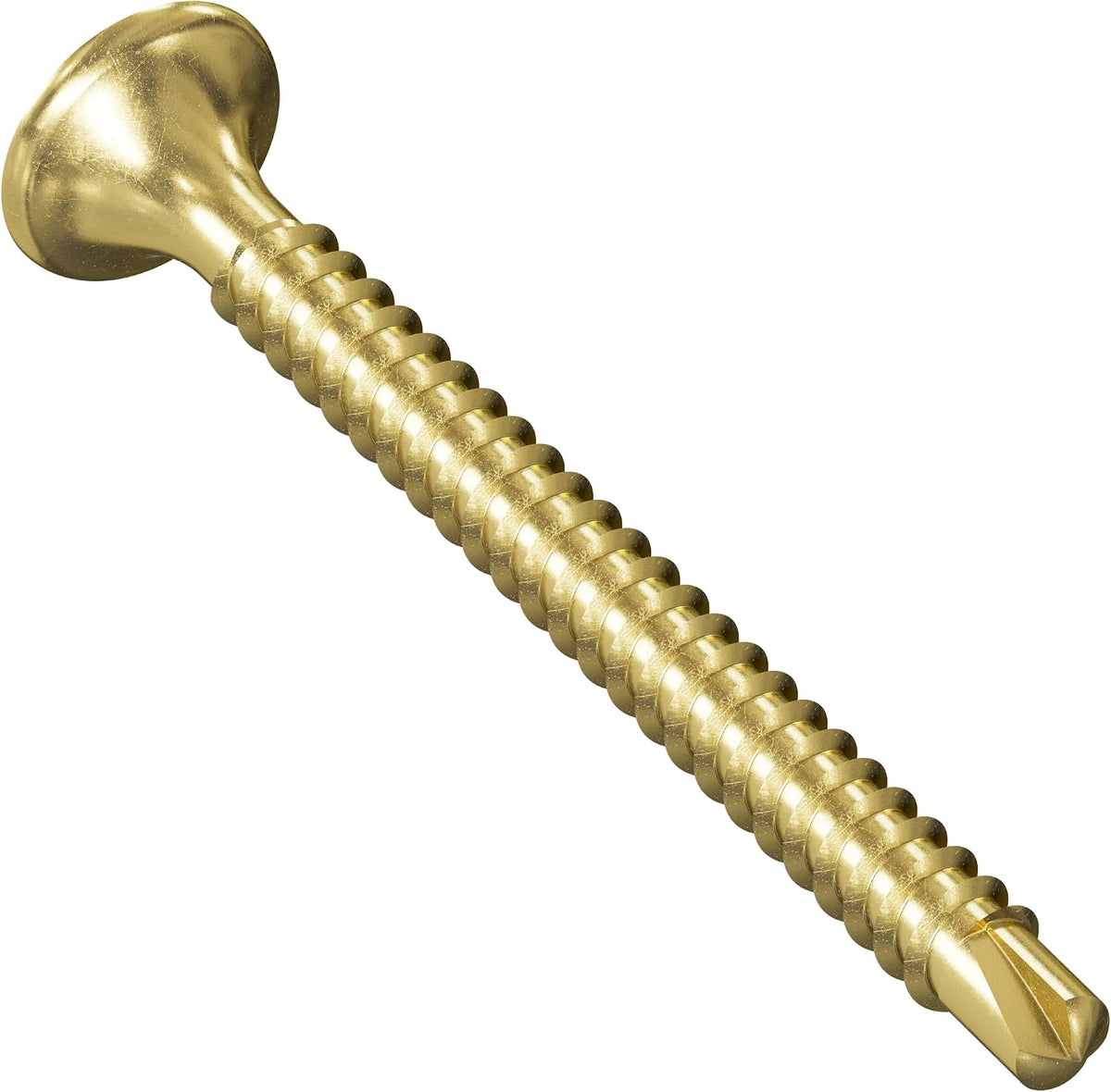 Simpson Strong-Tie DWFSD158PS DWFSD Drywall-to-CFS Screw (Collated) — #6 x 1-5/8 in. #2 Phillips, Yellow Zinc (2500-Qty)