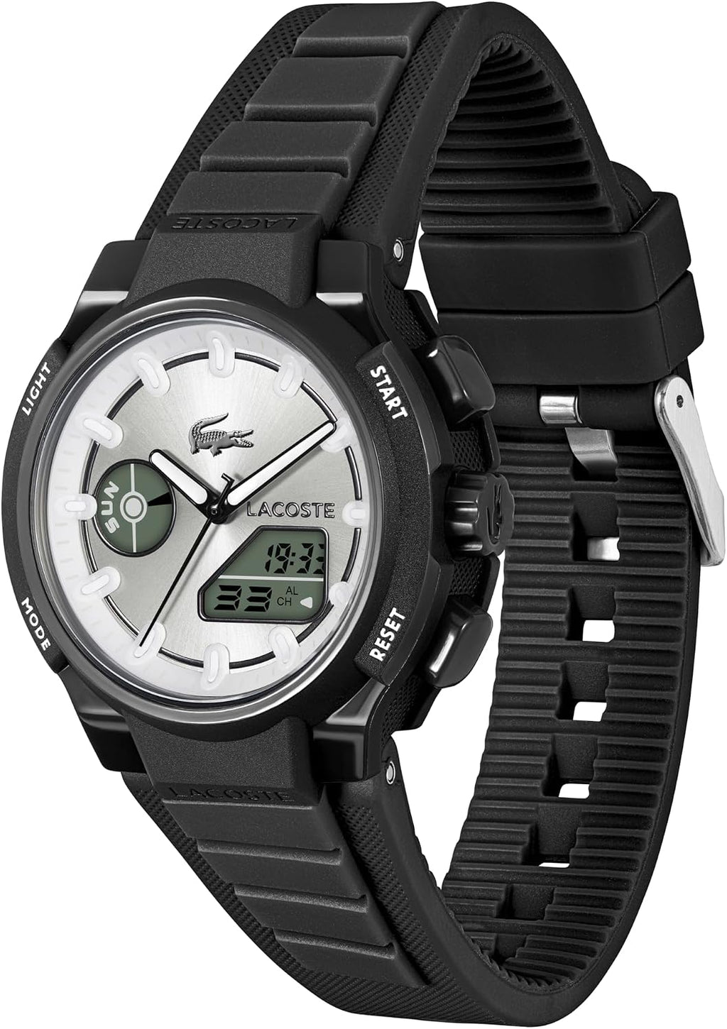 Lacoste LC33 Women's Analog-Digital Quartz Watch with Chronograph, Alarm and Calendar