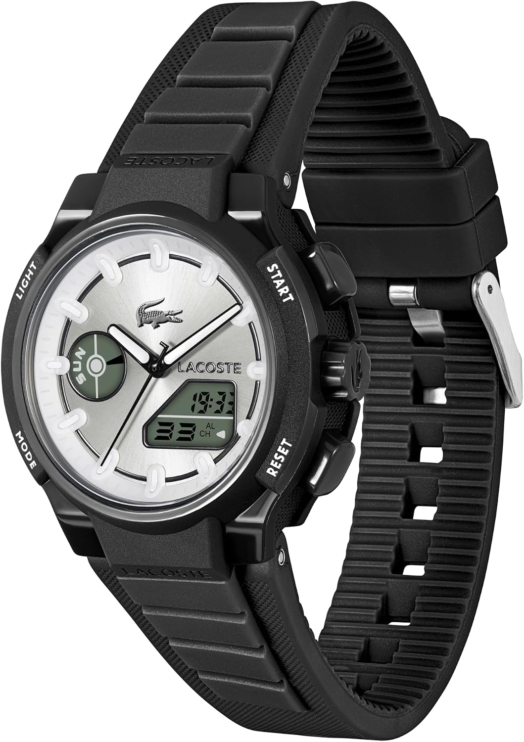 Lacoste LC33 Women's Analog-Digital Quartz Watch with Chronograph, Alarm and Calendar