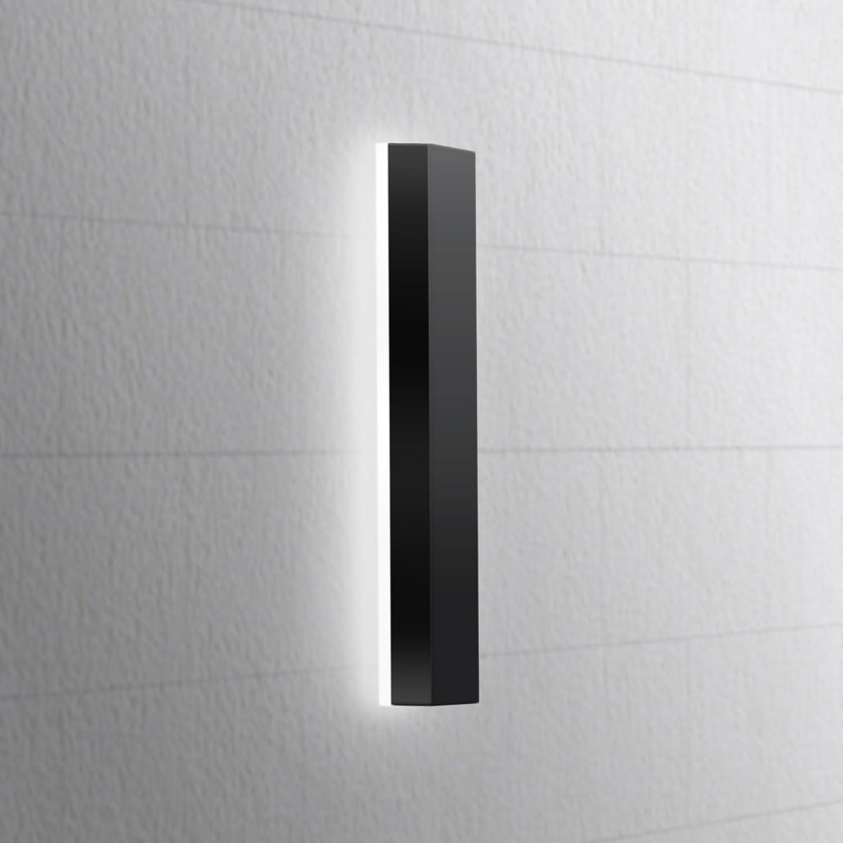 LED Illuminated House Numbers,Matte Black, Modern Address Signs Lighted Plaque For Outdoor Indoor.