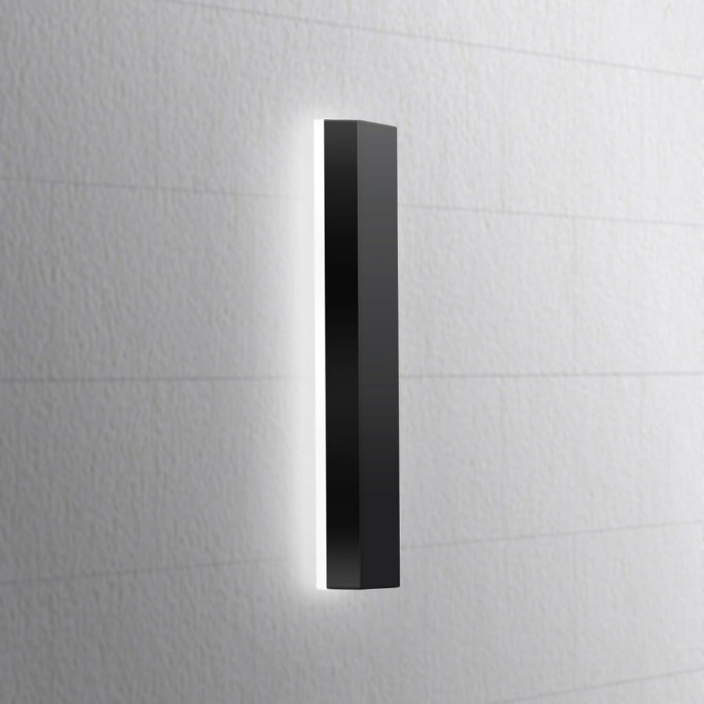 LED Illuminated House Numbers,Matte Black, Modern Address Signs Lighted Plaque For Outdoor Indoor.