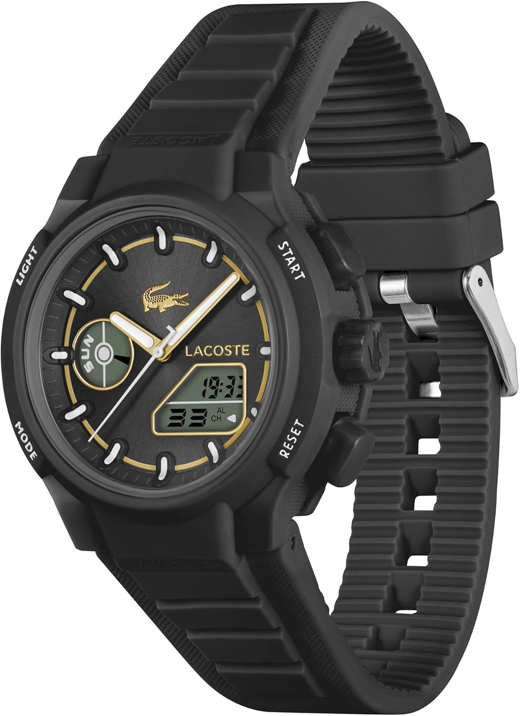 Lacoste LC33 Women's Analog-Digital Quartz Watch with Chronograph, Alarm and Calendar