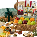 GourmetGiftBaskets.com Deluxe Fruit Basket - Prime Fruit Gift Baskets - Food Gift Prime - Birthday, Christmas, Sympathy, Men, Women, Family