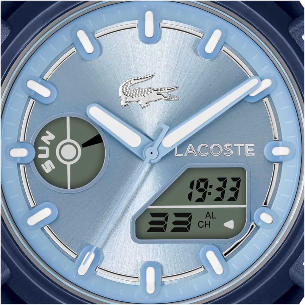 Lacoste LC33 Women's Analog-Digital Quartz Watch with Chronograph, Alarm and Calendar