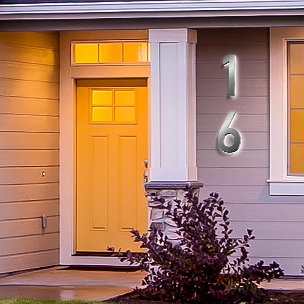 Illuminated Address Sign, House Numbers For Outside LED Illuminated Lighted Address Signs With Waterproof Cover Address Numbers For Street Yard Garden,20 Inch/500mm,3