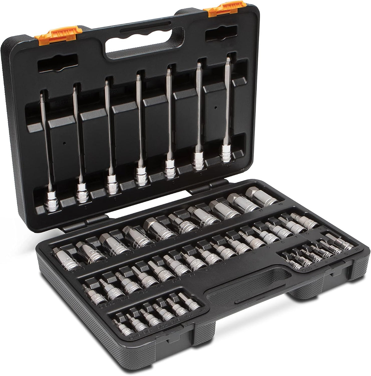 GEARWRENCH 44 Piece 1/4', 3/8', 1/2' Drive SAE/Metric Hex Bit Socket Master Set - 89086