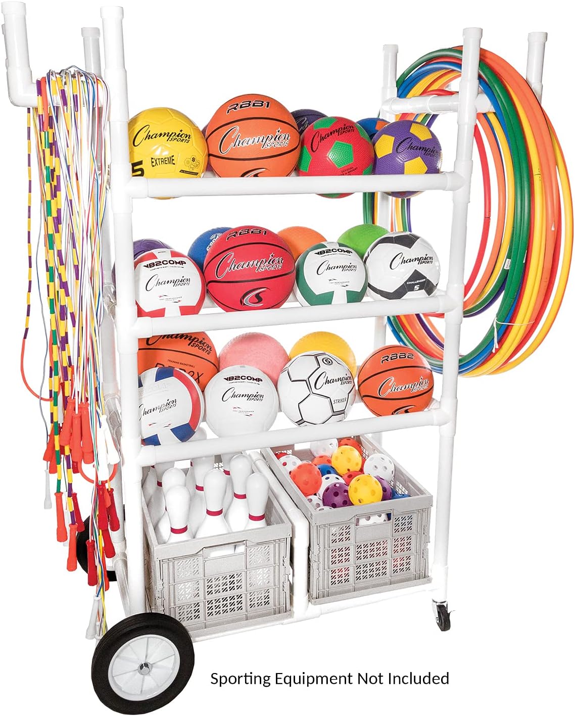 Champion Sports High-Impact All-Terrain Cart - 53' L x 19' W x 59' H - White