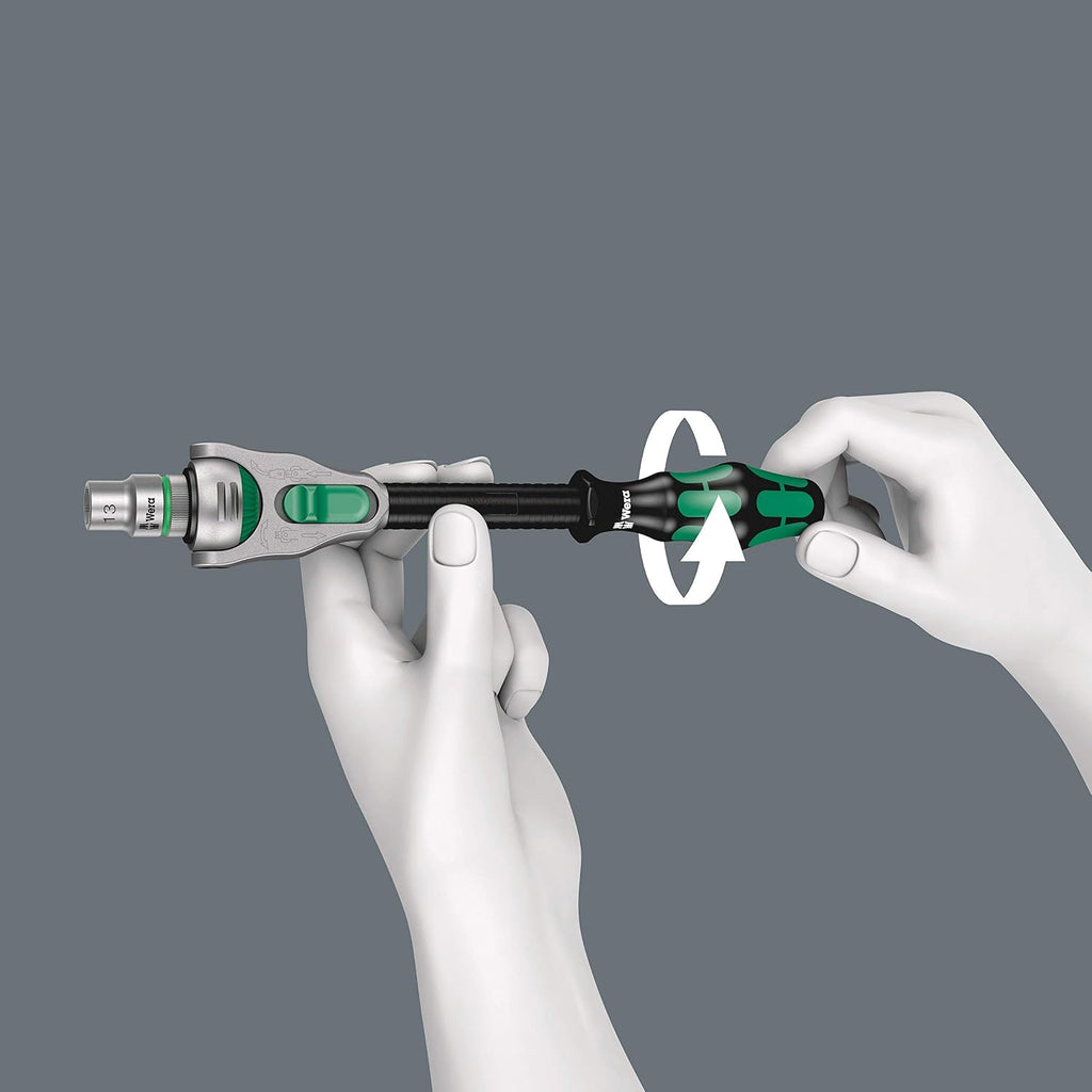 Wera - 05003536001 - Ratchet set, 8100 SB All-in Zyklop Speed ratchet set, 3/8' drive, 35 pieces