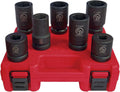 Chicago Pneumatic SS8107WS - 1 Inch Square Drive, Metric, Wheel Service, 6 Point, Impact Socket Set (7 PCS)