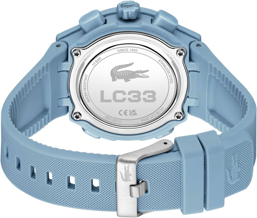 Lacoste LC33 Women's Analog-Digital Quartz Watch with Chronograph, Alarm and Calendar