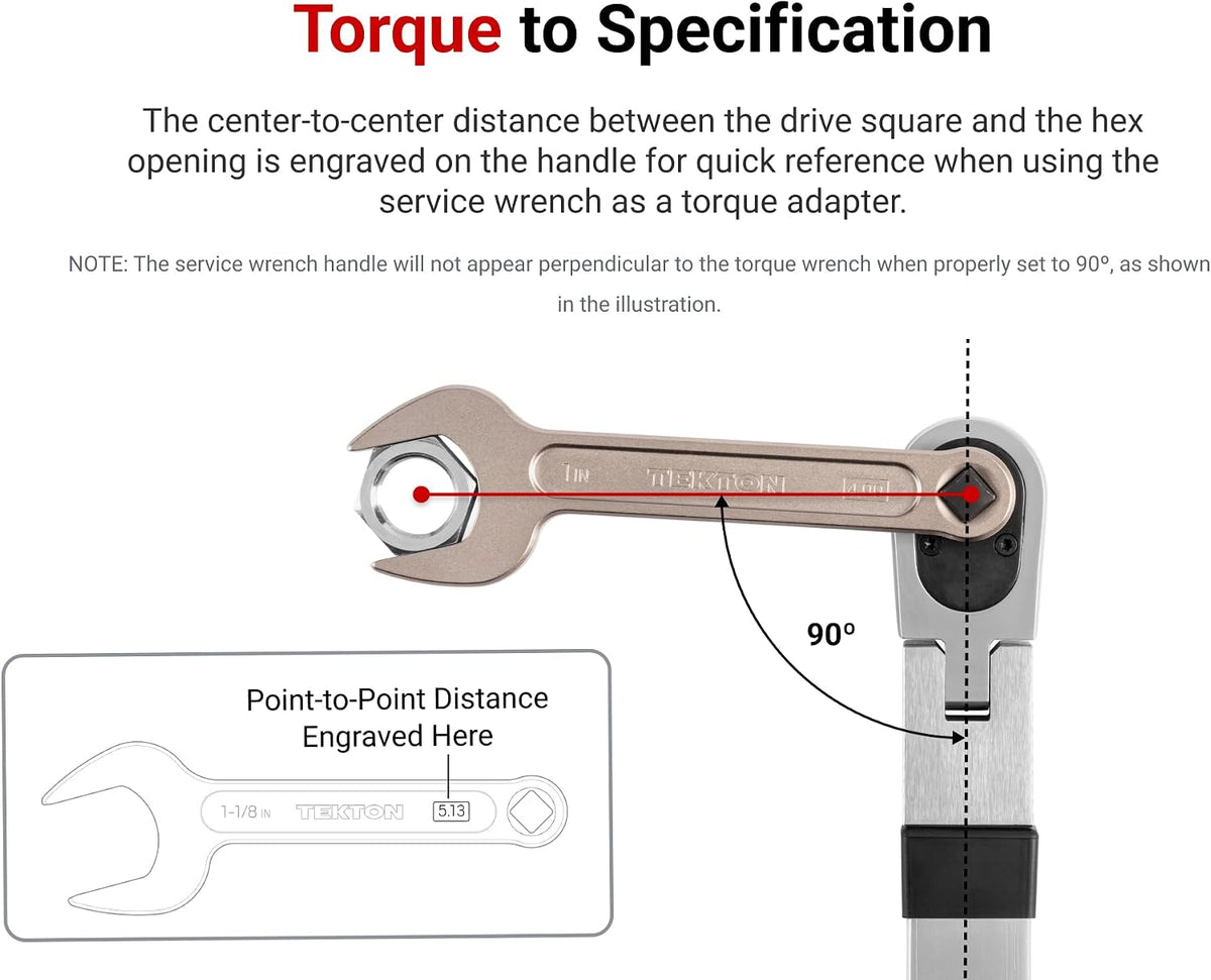 TEKTON Service Wrench Set, 6-Piece (2-5/16-2-5/8 in.) | WSE90103 | Made in USA