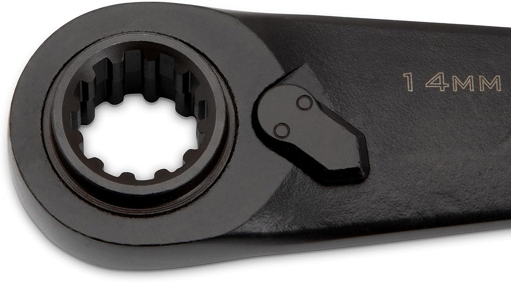 Crescent 2 Piece X6 4-in-1 Black Oxide Spline Ratcheting Metric Wrench Set - CX6DBM2 (Pack of 12)