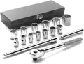 Cougar Pro A41 1/2' Drive 12 Point Standard Socket Set (16-Piece)