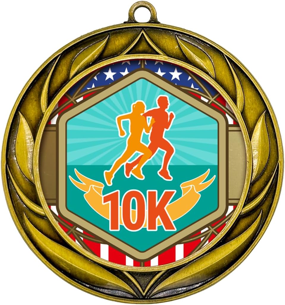 All Quality Wreath Design 10k Medal | Competition Metal Medal - 1st, 2nd, 3rd Place