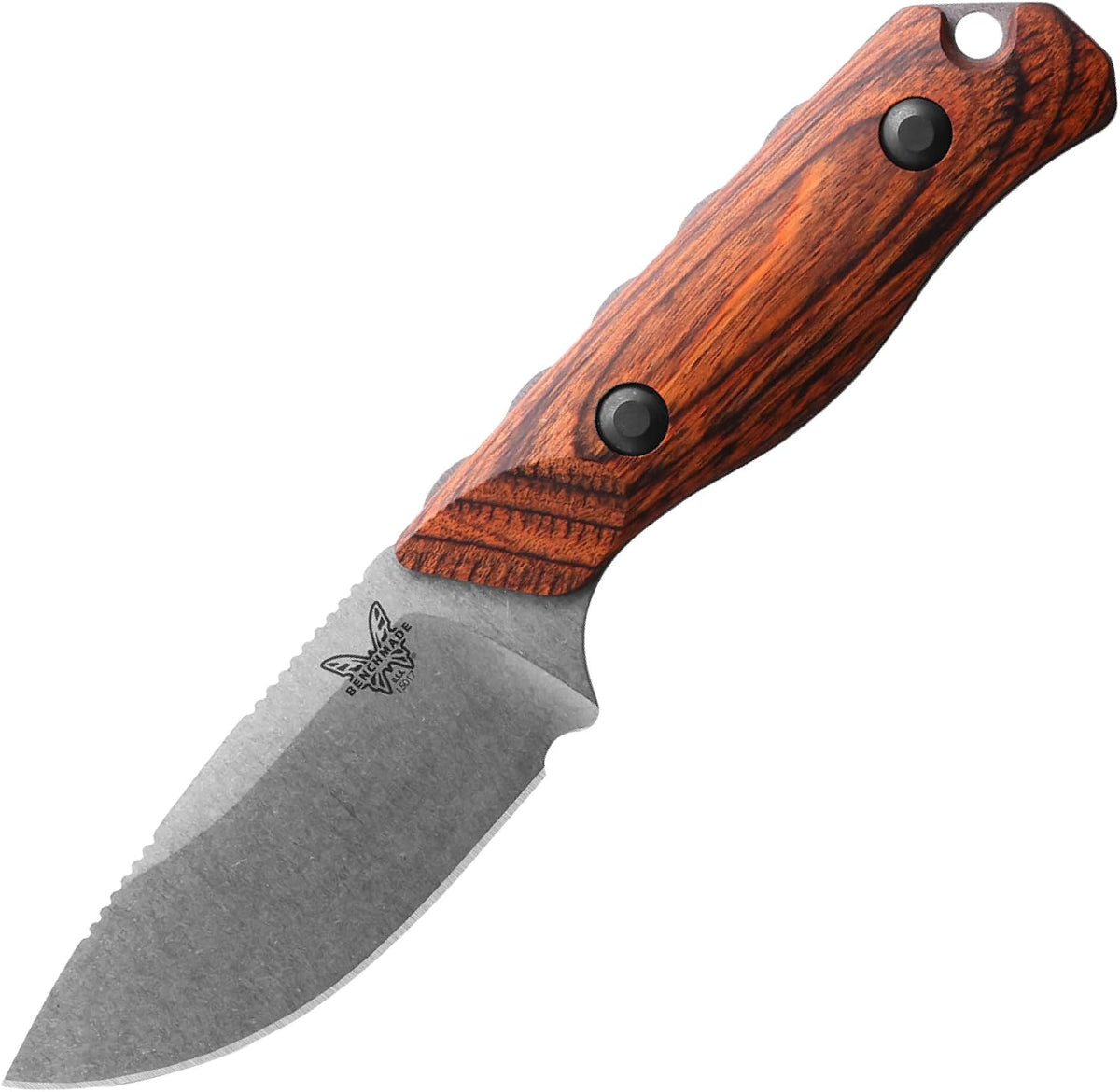 Benchmade - Hidden Canyon Hunter 15017 Fixed Blade Hunting Knife with Wooden Handle (15017)