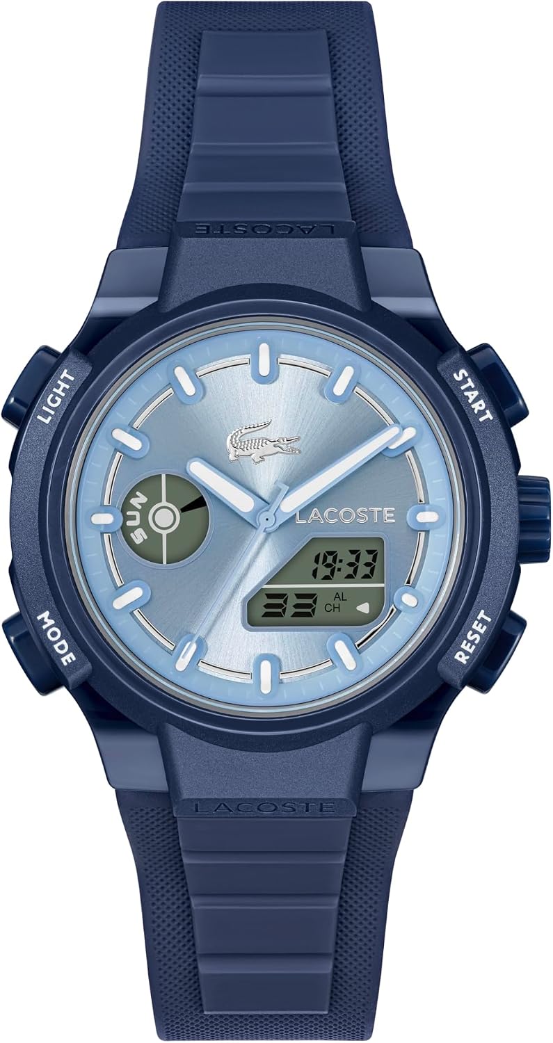 Lacoste LC33 Women's Analog-Digital Quartz Watch with Chronograph, Alarm and Calendar