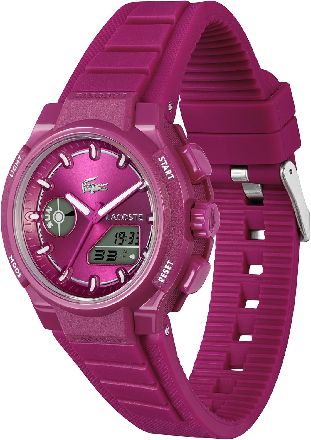 Lacoste LC33 Women's Analog-Digital Quartz Watch with Chronograph, Alarm and Calendar
