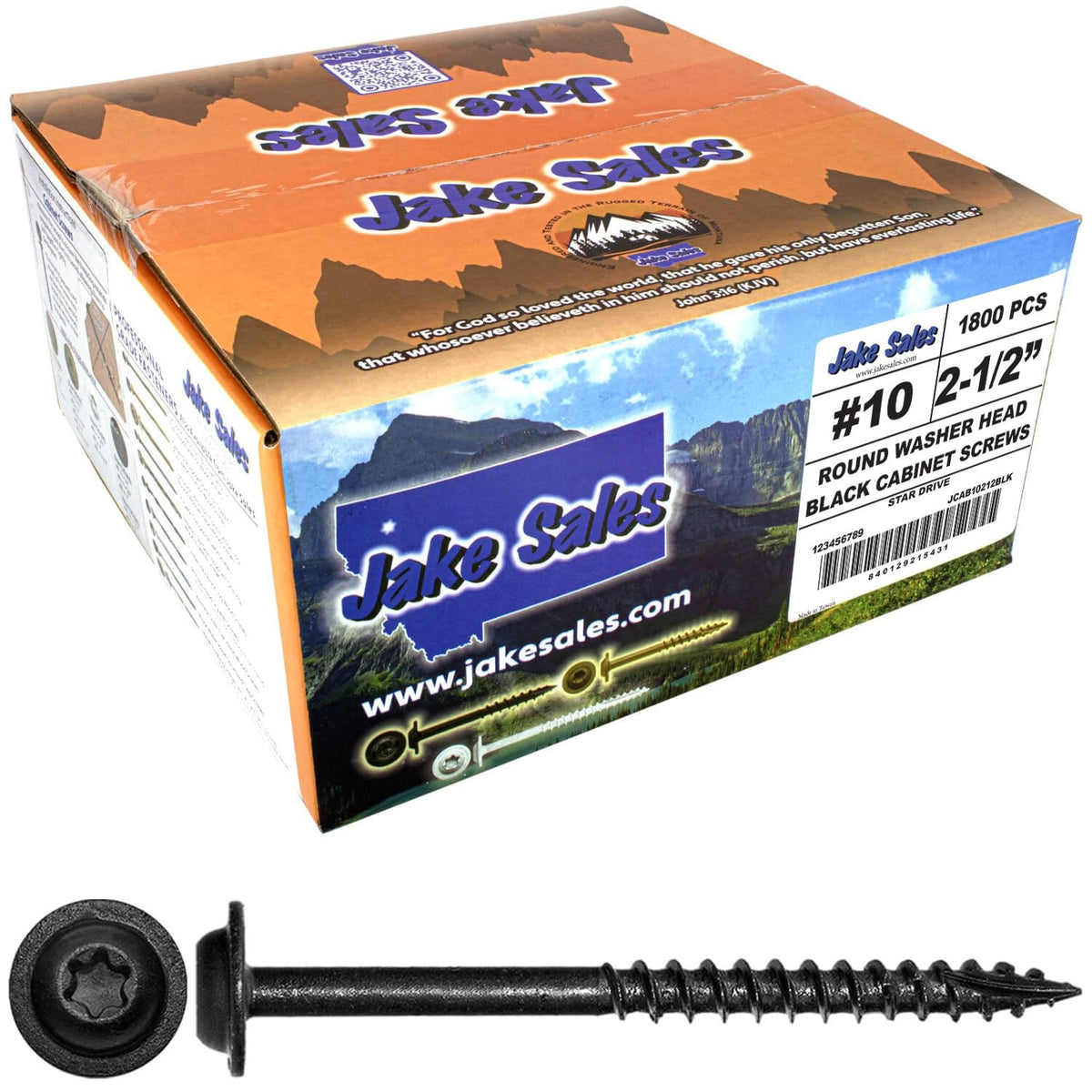 #10 x 2-1/2' Round Washer Head Truss Head Screw. Torx/Star Drive Head Wood Screws. Multipurpose Cabinet, Furniture, Siding and Trim and General Construction - 30 Pound ~1600 Screws