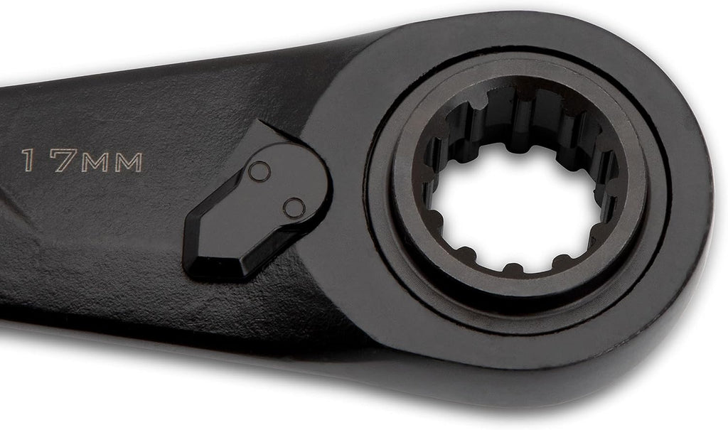 Crescent 2 Piece X6 4-in-1 Black Oxide Spline Ratcheting Metric Wrench Set - CX6DBM2 (Pack of 12)