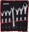 Sunex Tools 9707M Jumbo Metric Combination Wrench Set, 7Piece (Includes Roll-Case)