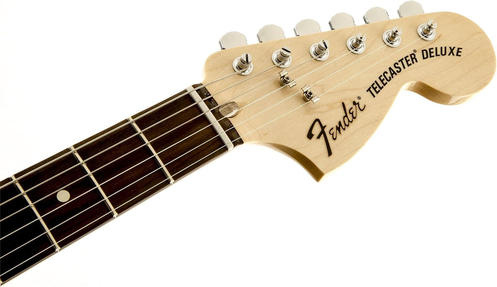 Fender Chris Shiflett Deluxe Telecaster Electric Guitar, with 2-Year Warranty, Shoreline Gold, Rosewood Fingerboard
