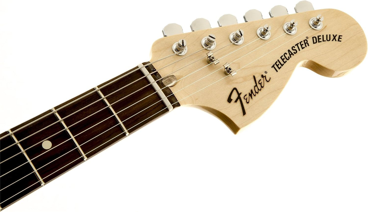 Fender Chris Shiflett Deluxe Telecaster Electric Guitar, with 2-Year Warranty, Shoreline Gold, Rosewood Fingerboard