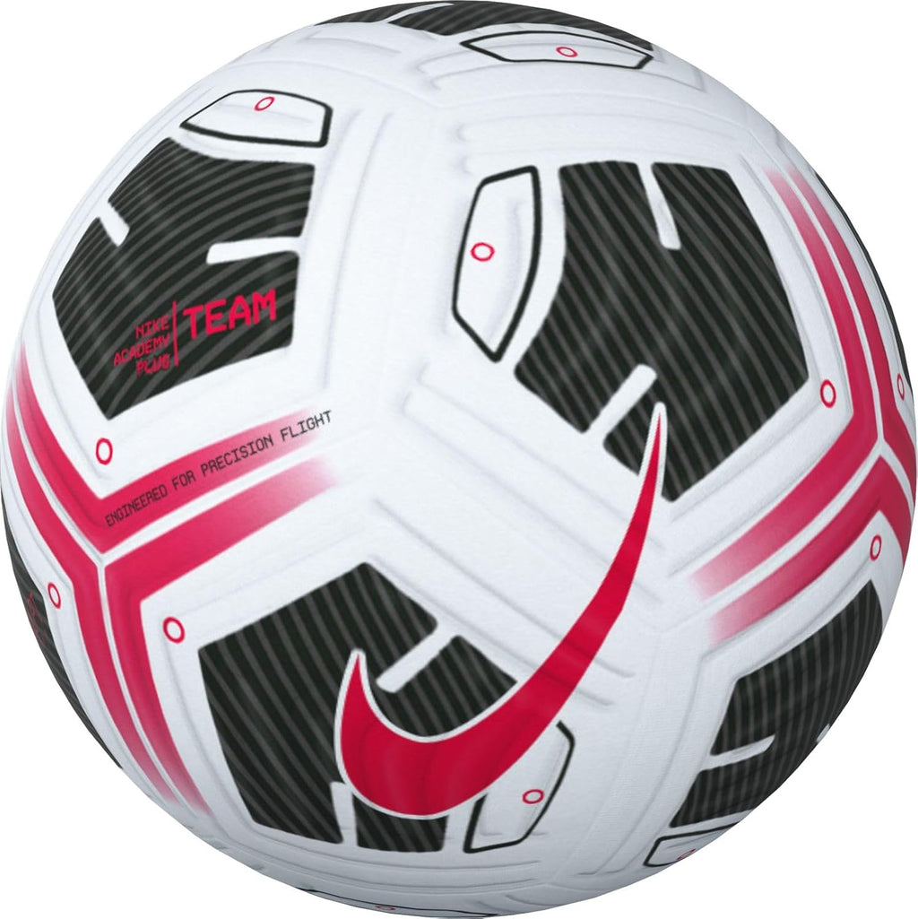 Nike Academy Plus Soccer Ball, White, 12-Panel, 3-Piece Construction, 1 Ball