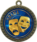 Express Medals 1 to 50 Packs Drama Gold Medal Trophy Award with Neck Ribbon D212-EG22