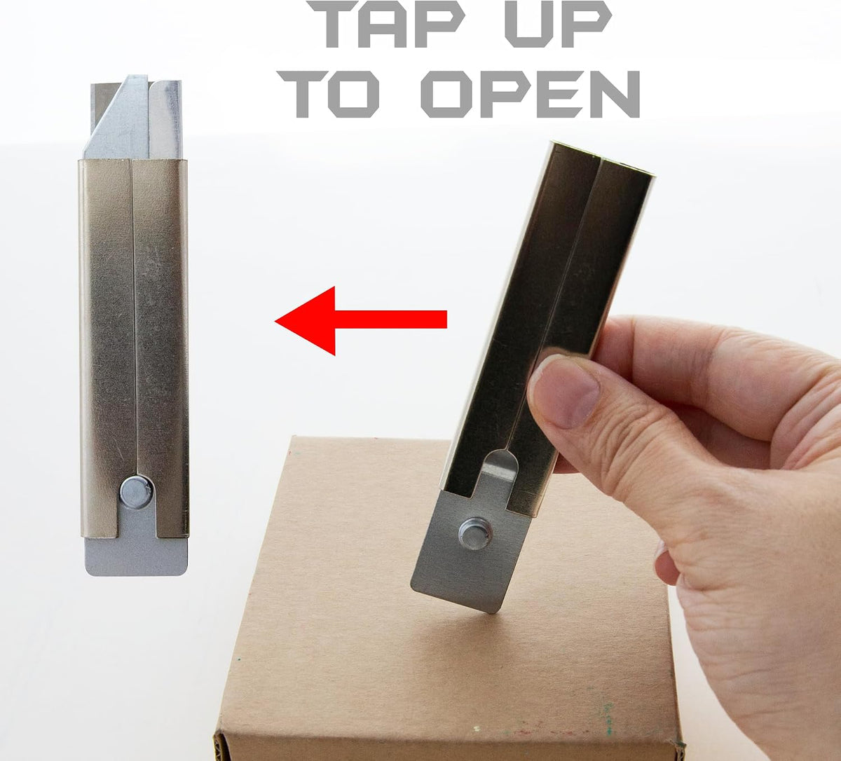 BAZIC Carton Cutter Box Cutter Retractable Blade, Utility Knife Set for Box Cardboard Boxes Office Home (2/Pack), 144-Packs