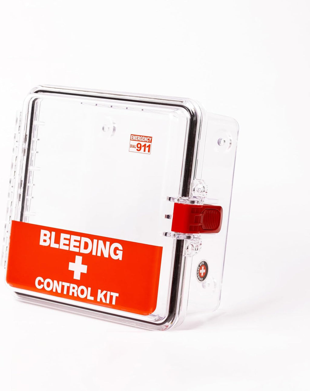 Bleeding Control Kit Outdoor Emergency Wall-Mount Cabinet (Cabinet Only, No Bleeding Kit Included)