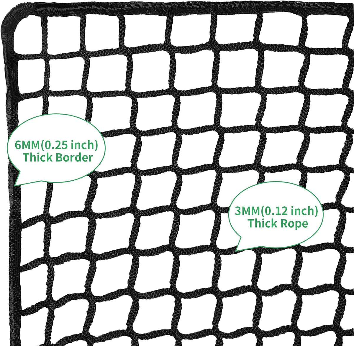 IUZEAI Golf Practice Net - Heavy Duty Nylon Netting, 10x10ft/10x15ft/10x20ft