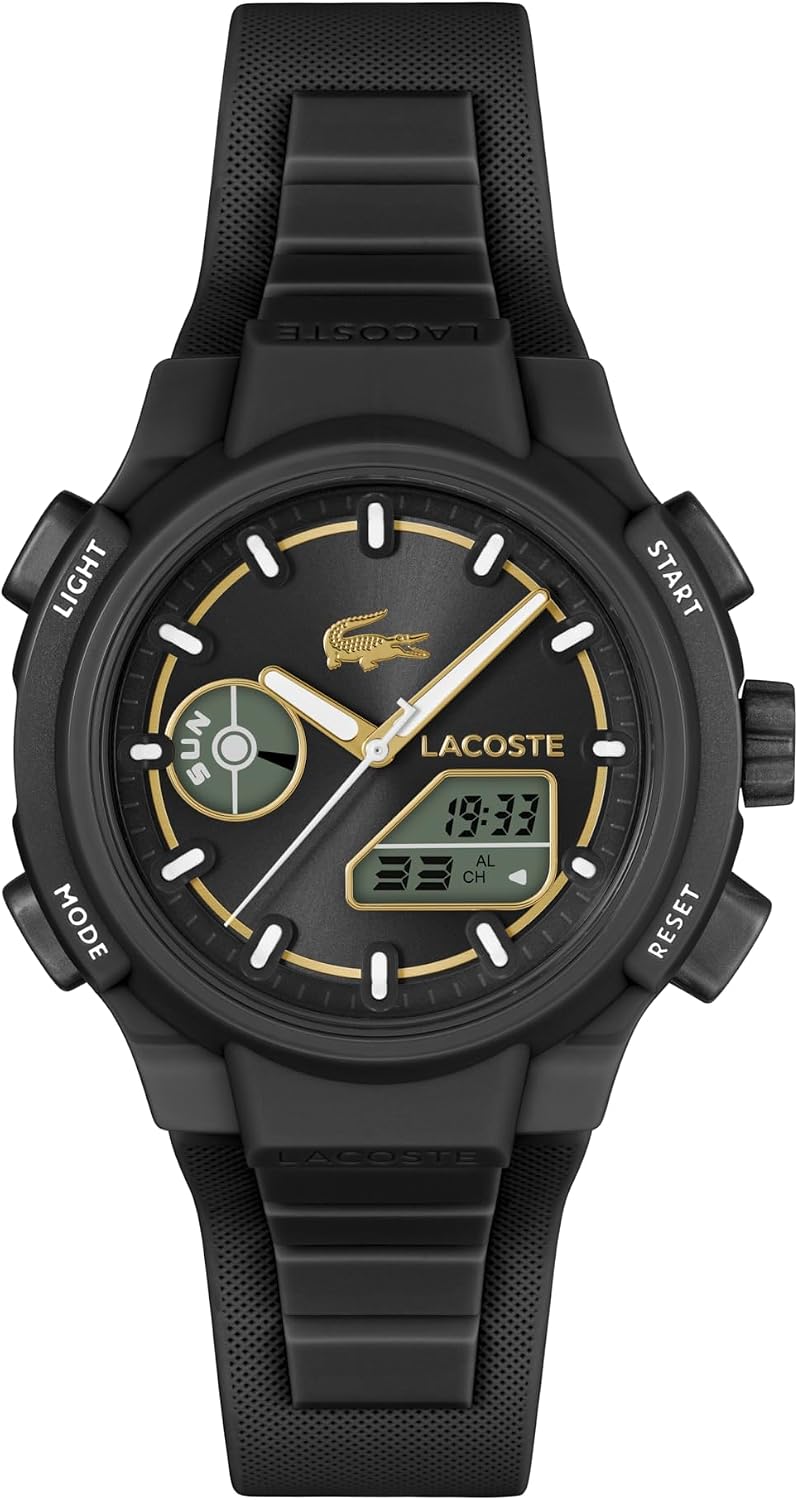 Lacoste LC33 Women's Analog-Digital Quartz Watch with Chronograph, Alarm and Calendar