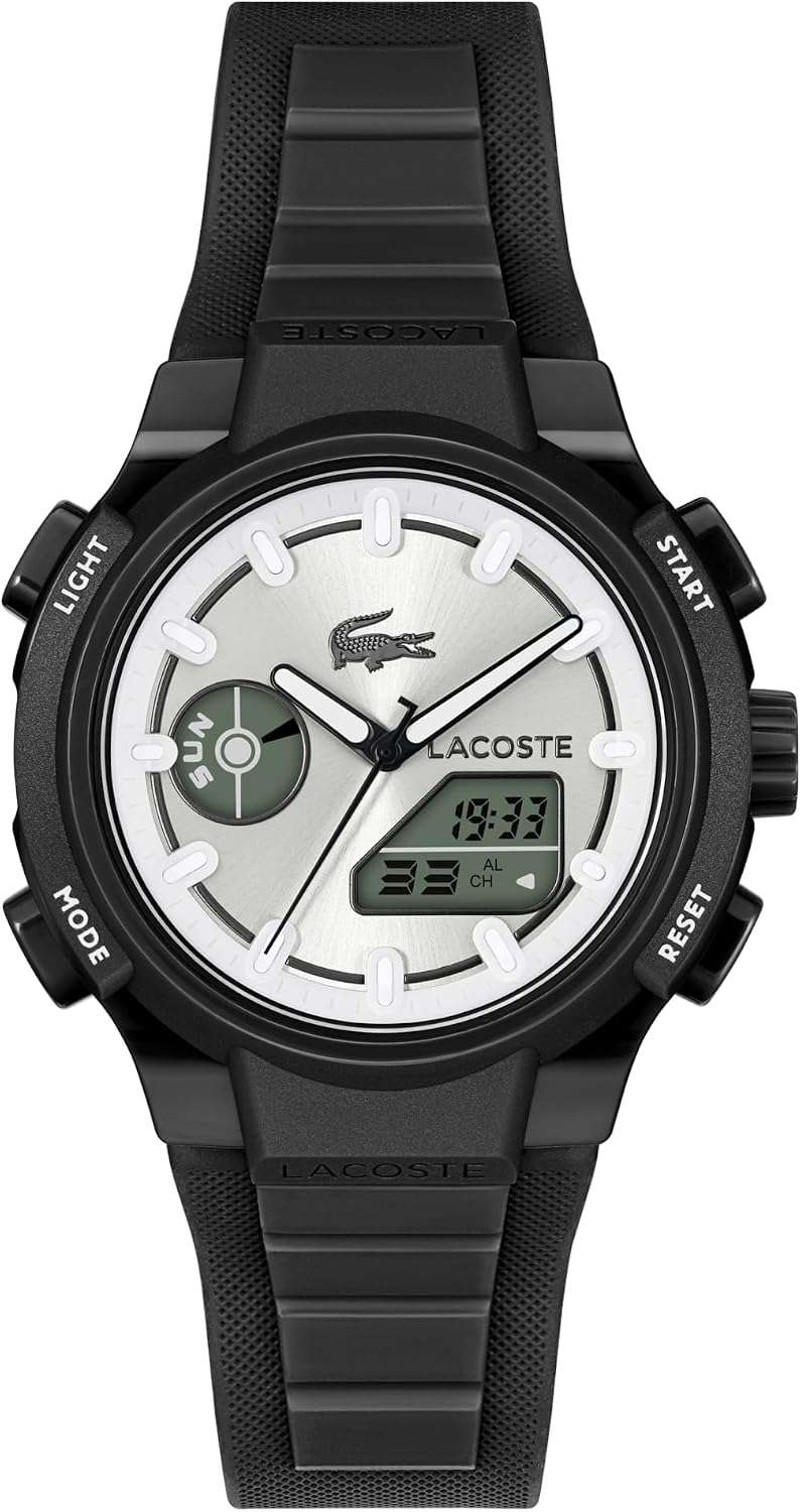 Lacoste LC33 Women's Analog-Digital Quartz Watch with Chronograph, Alarm and Calendar
