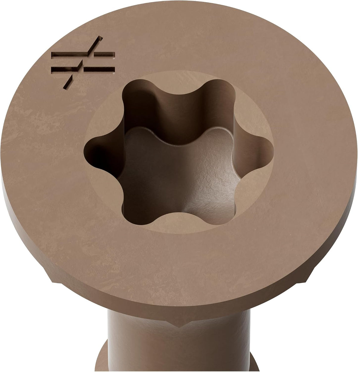 Simpson Strong-Tie DSVG3S Deck-Drive DSV Wood Screw (Collated) — #10 x 3 in. T25 6-Lobe, Gray (1000-Qty)