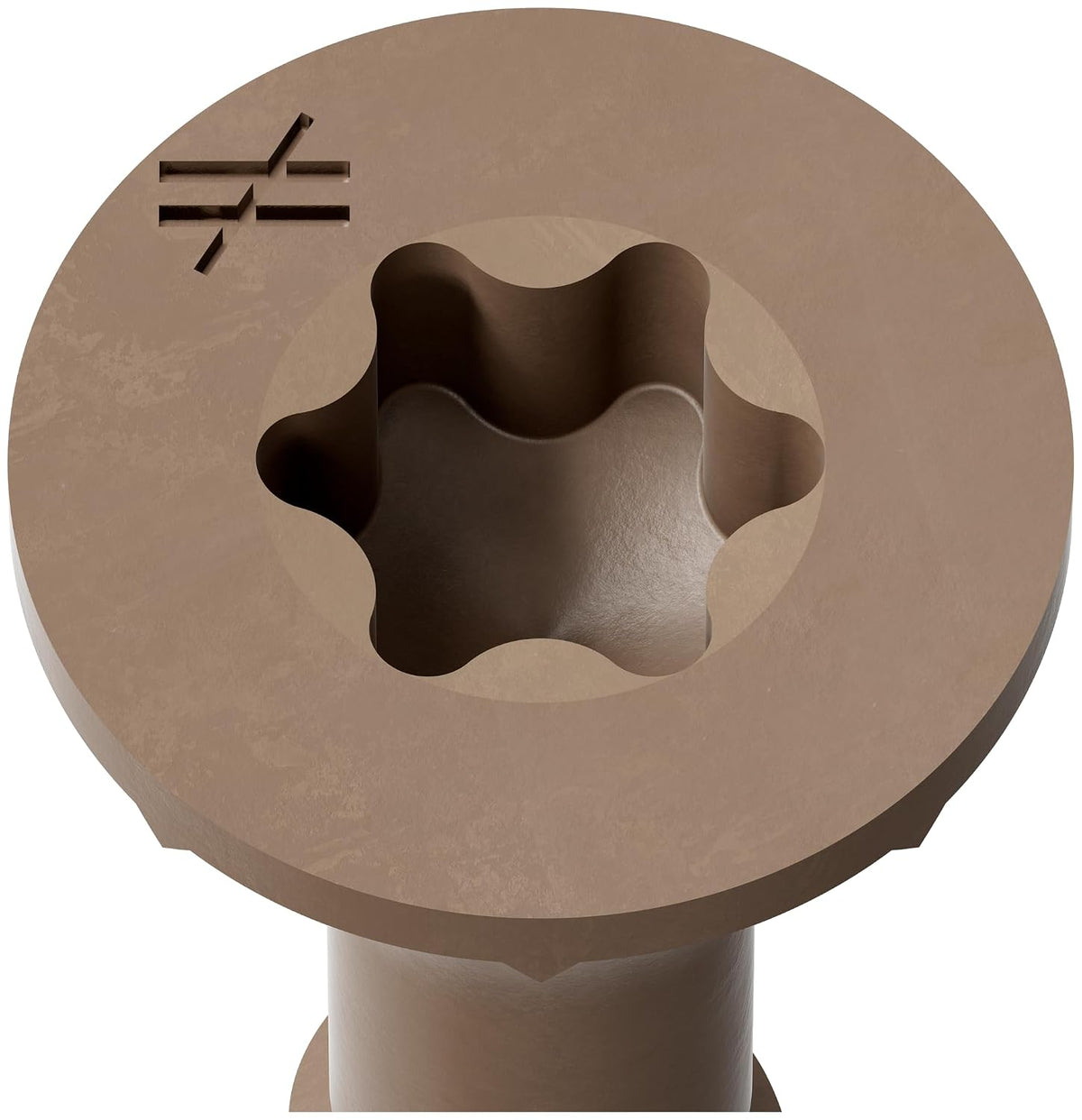 Simpson Strong-Tie DSVR2S Deck-Drive DSV Wood Screw (Collated) — #10 x 2 in. T25 6-Lobe, Red (1500-Qty)