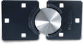 PACLOCK's UCS-9S/770 Hasp and Puck Combo Kit, Stainless Steel Body, Grey Hasp, High Performance 6-Pin Cylinder, One Lock Keyed to a Number U-Pick! w/ 2 Keys, with Backplates