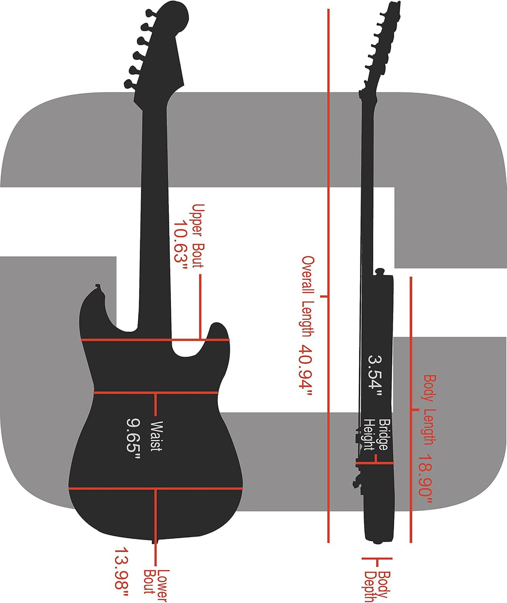 Crossrock Hard-Shell wood case for Telecaster and Stratocaster style electric guitars with removable shoulder straps-Tweed(CRW700STTW)