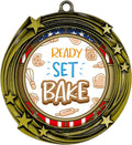 All Quality Stars Ready Set Bake Medal | Competition Metal Medal - 1st, 2nd, 3rd Place