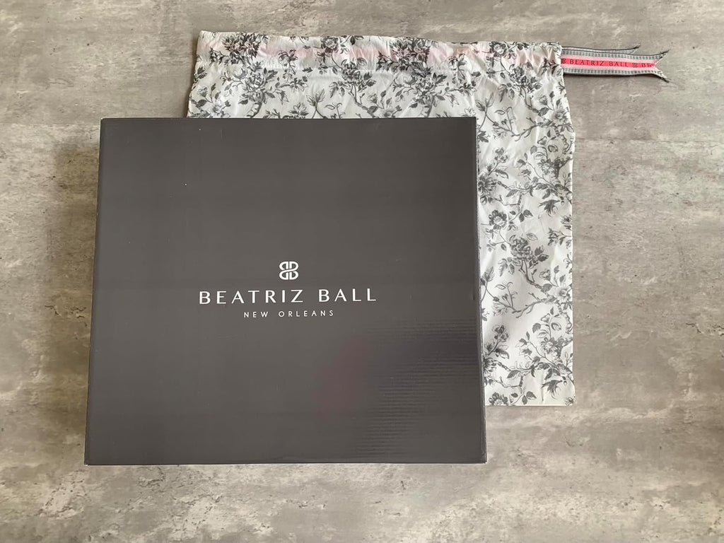 Beatriz Ball Medium Organic Pearl Kristi Rectangular Tray with Handles