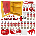 BULANGD Lockout Tagout Station Loto Kit 138 Pieces, Safety Padlocks, Lockout Hasp, Lock Out Tags, Circuit Breaker Lock, Cable Lock, Plug Lock Lockout Tagout Cabinet