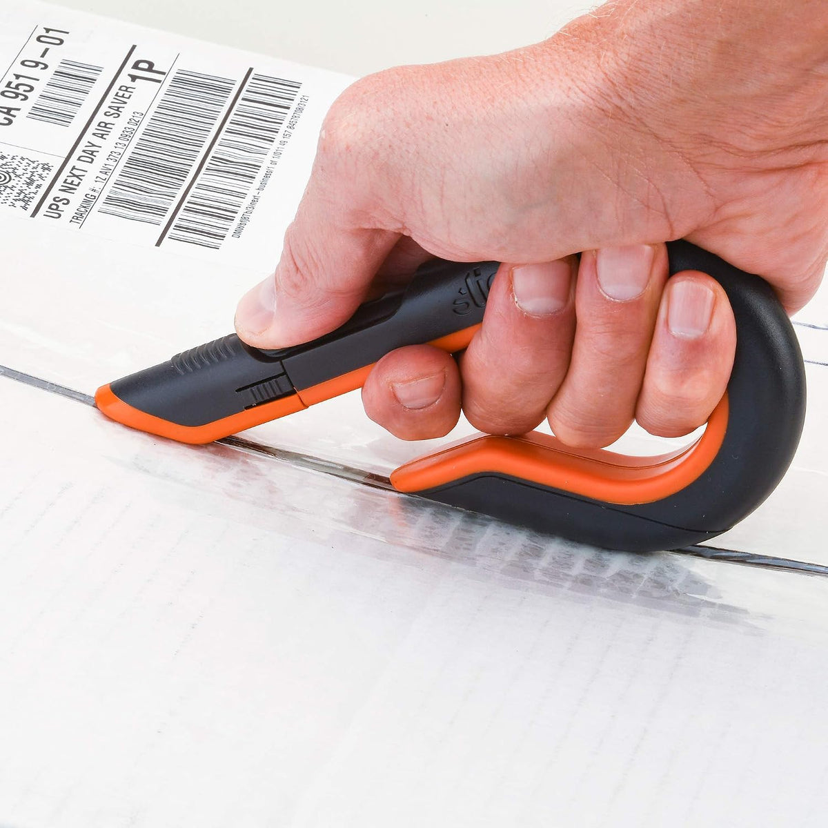 Slice 10503 Box Cutter, Retractable, Utility Knife, Finger Friendly edge, Stays Sharp up to 11x Longer Than Metal , 6 Pack