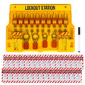 Lockout Tagout Station,Covered Group Lockout Station Lockout Tagout Kit,Loto Safty Padlock Loto Hasp Lockout Tag Lock Out Set of 76,Safety Tools for Industrial,Electric Power,Machinery Tool