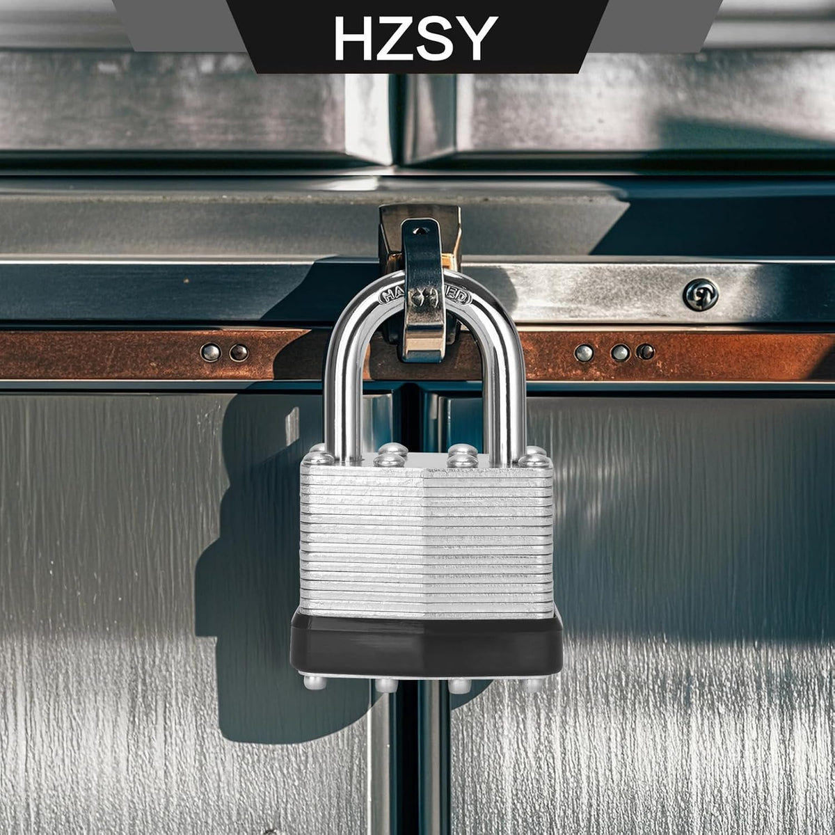 Padlocks Keyed Alike, Pack of 100, Laminated Steel Keyed Lock (1-9/16', 40mm), Padlocks with Same Key, Normal Shackle, for Toolbox, Locker & StorageUnit or More