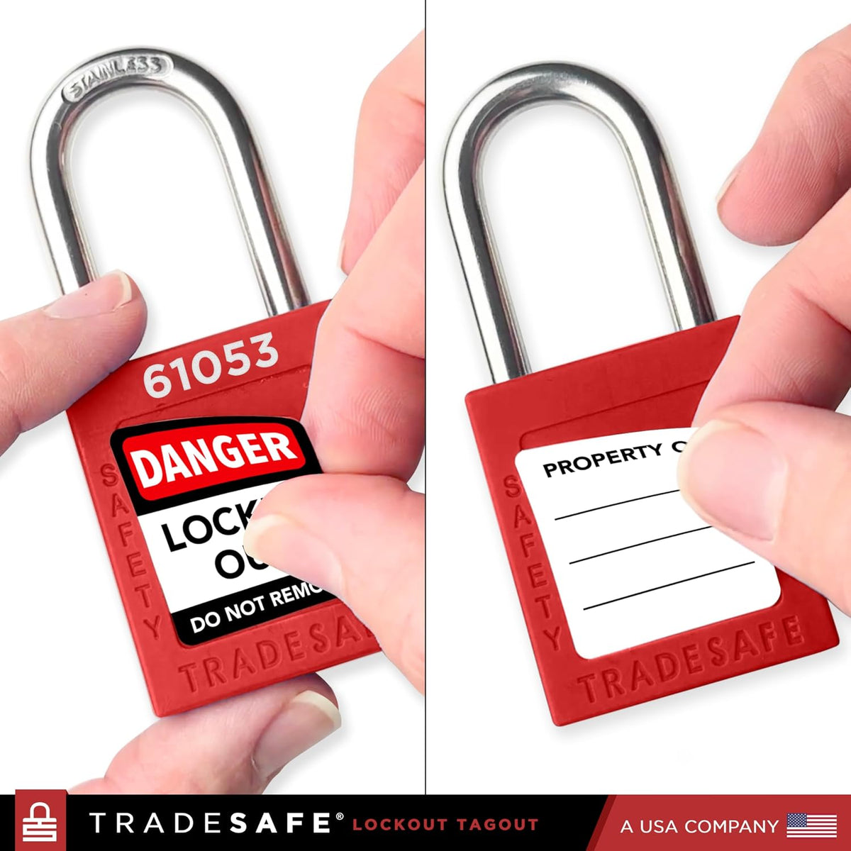 TRADESAFE Lockout Tagout Station with 20 Keyed Different Loto Locks, 6 Lockout Hasps, 60 Lock Out Tags, Lock Out Tag Out Kit Station, Lock Out Kit Cabinet 22-1/2 x 18 x 3 inches