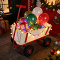 All-Terrain Stroller with Removable Wooden Side Panels, Garden Cart, Foldable Pet Stroller—Perfect for Halloween