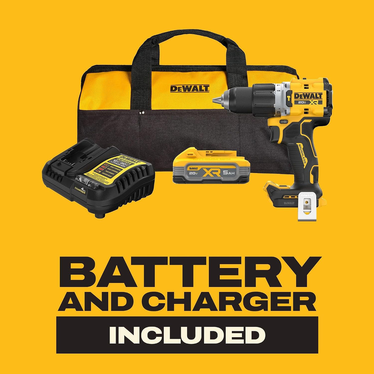 DEWALT 20V MAX* XR Screw Gun Kit with Threaded Clutch Housing (DCF624P2)