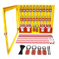 TRADESAFE Lockout Tagout Station with 20 Keyed Different Loto Locks, 6 Lockout Hasps, 60 Lock Out Tags, Lock Out Tag Out Kit Station, Lock Out Kit Cabinet 22-1/2 x 18 x 3 inches